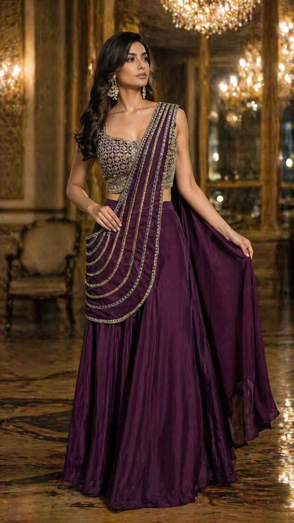 A469 By Amoha Trendz Indian Traditional Wear Collection Beautiful Stylish Fancy Colorful Party Wear & Occasional Wear Fancy Sarees At Wholesale Price